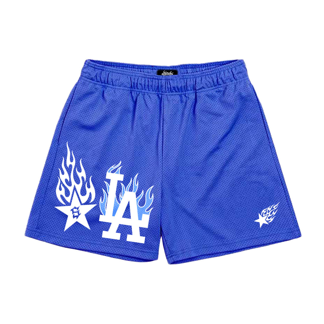 BLUE LA SHORTS