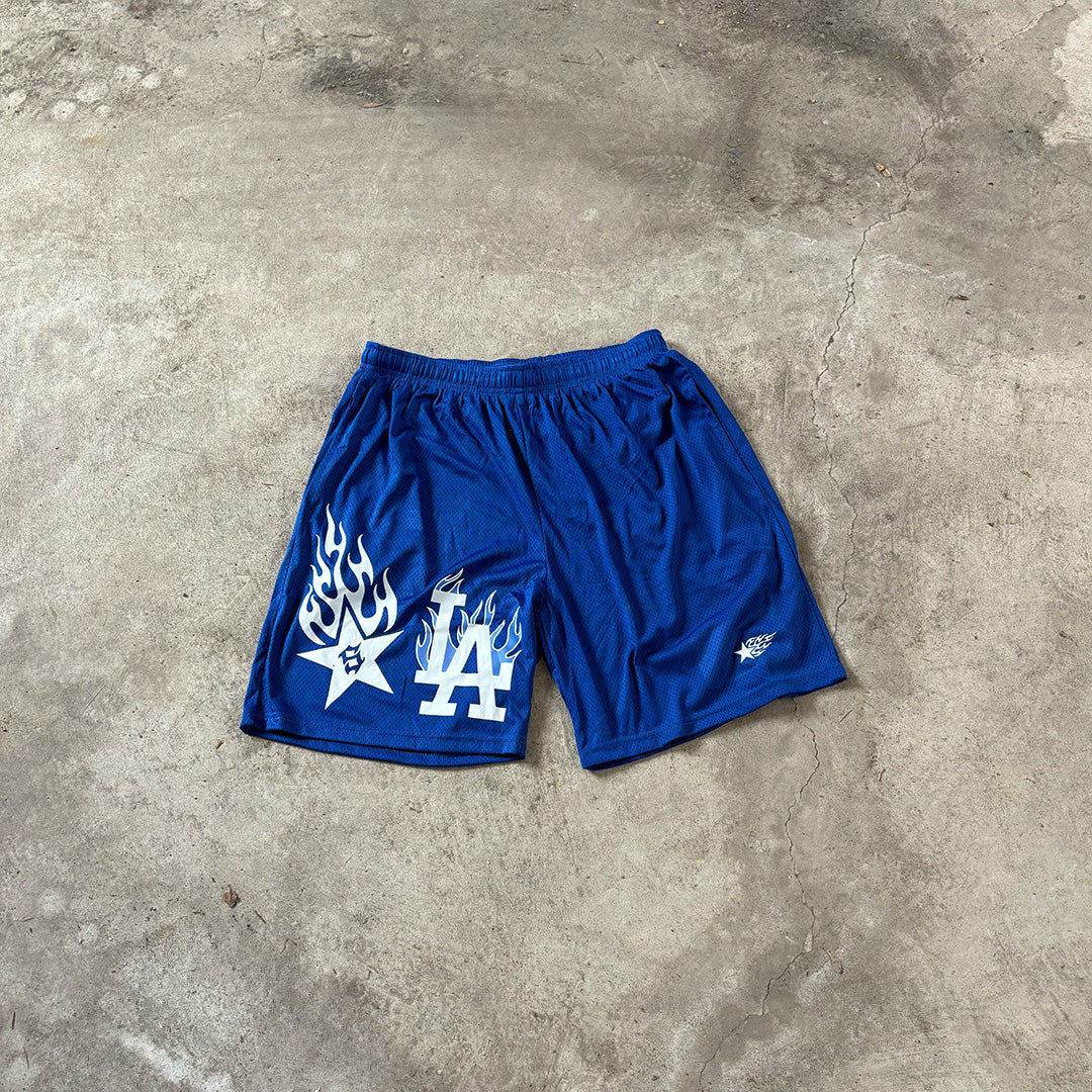 BLUE LA SHORTS