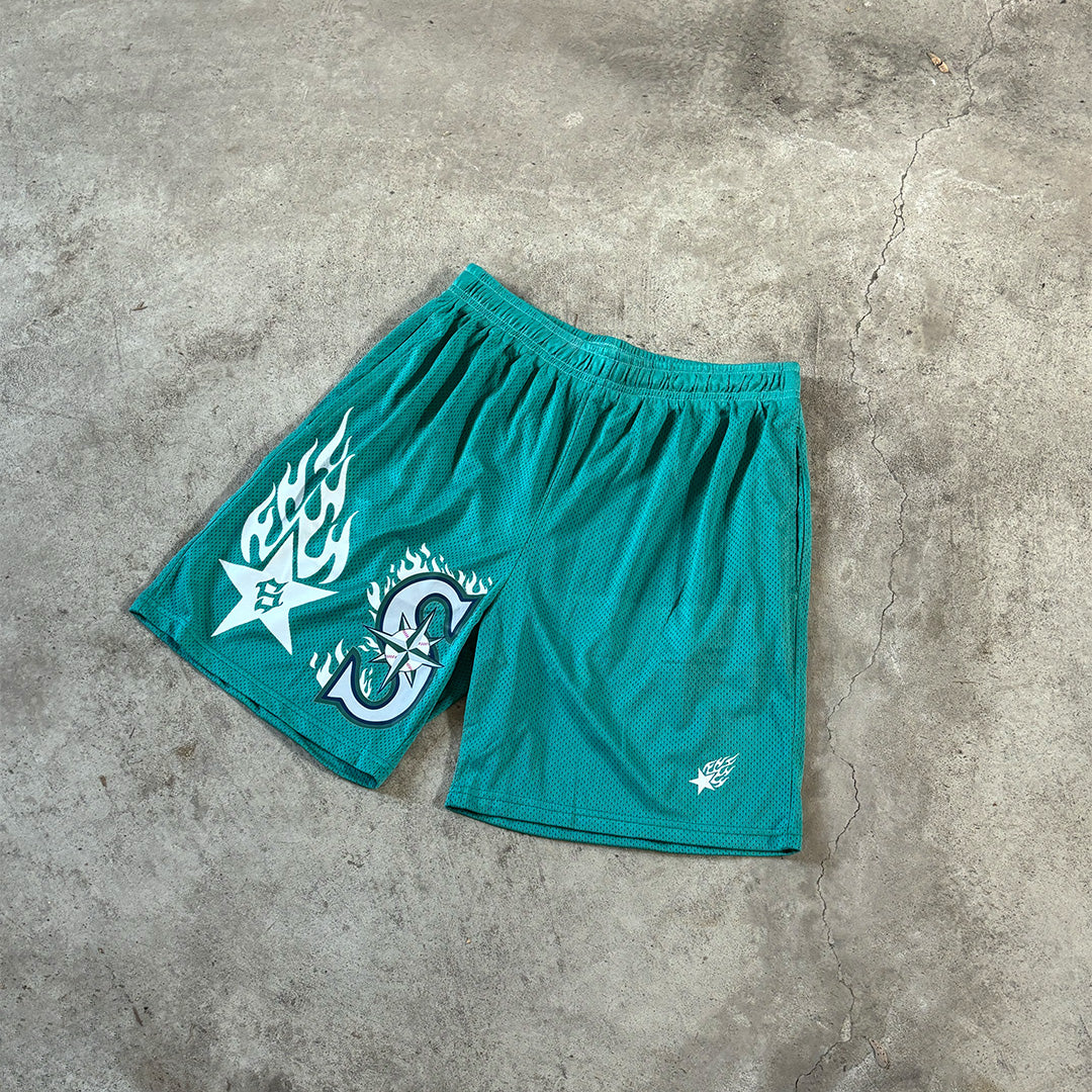 TEAL SEATTLE SHORTS