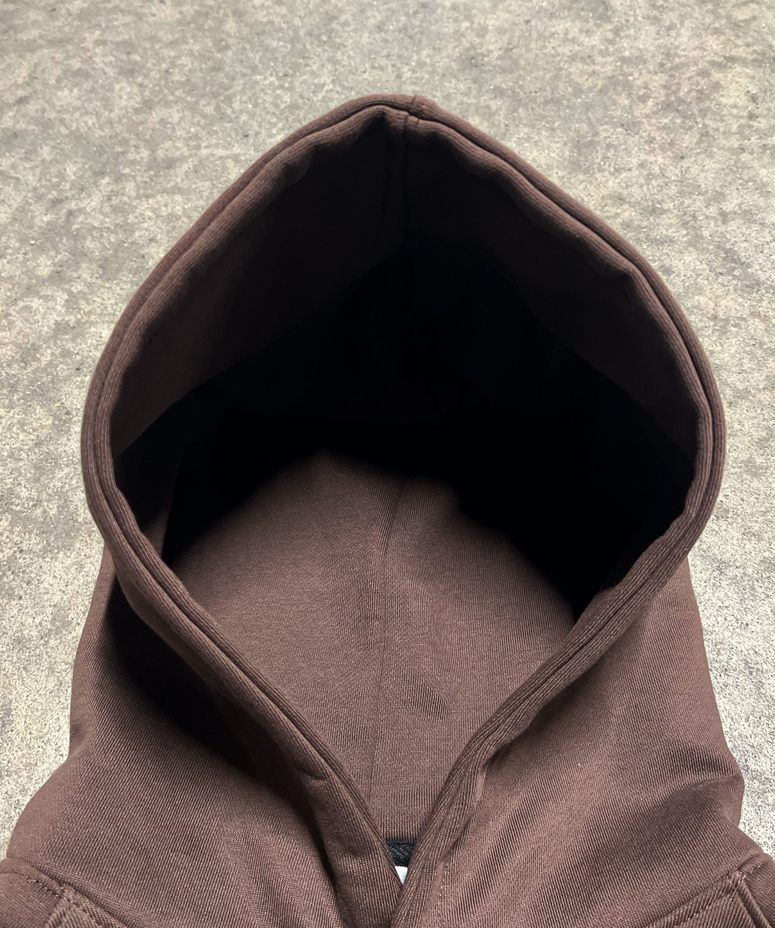 PUFF HOODIE - MOCHA BROWN