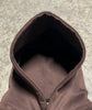 PUFF HOODIE - MOCHA BROWN