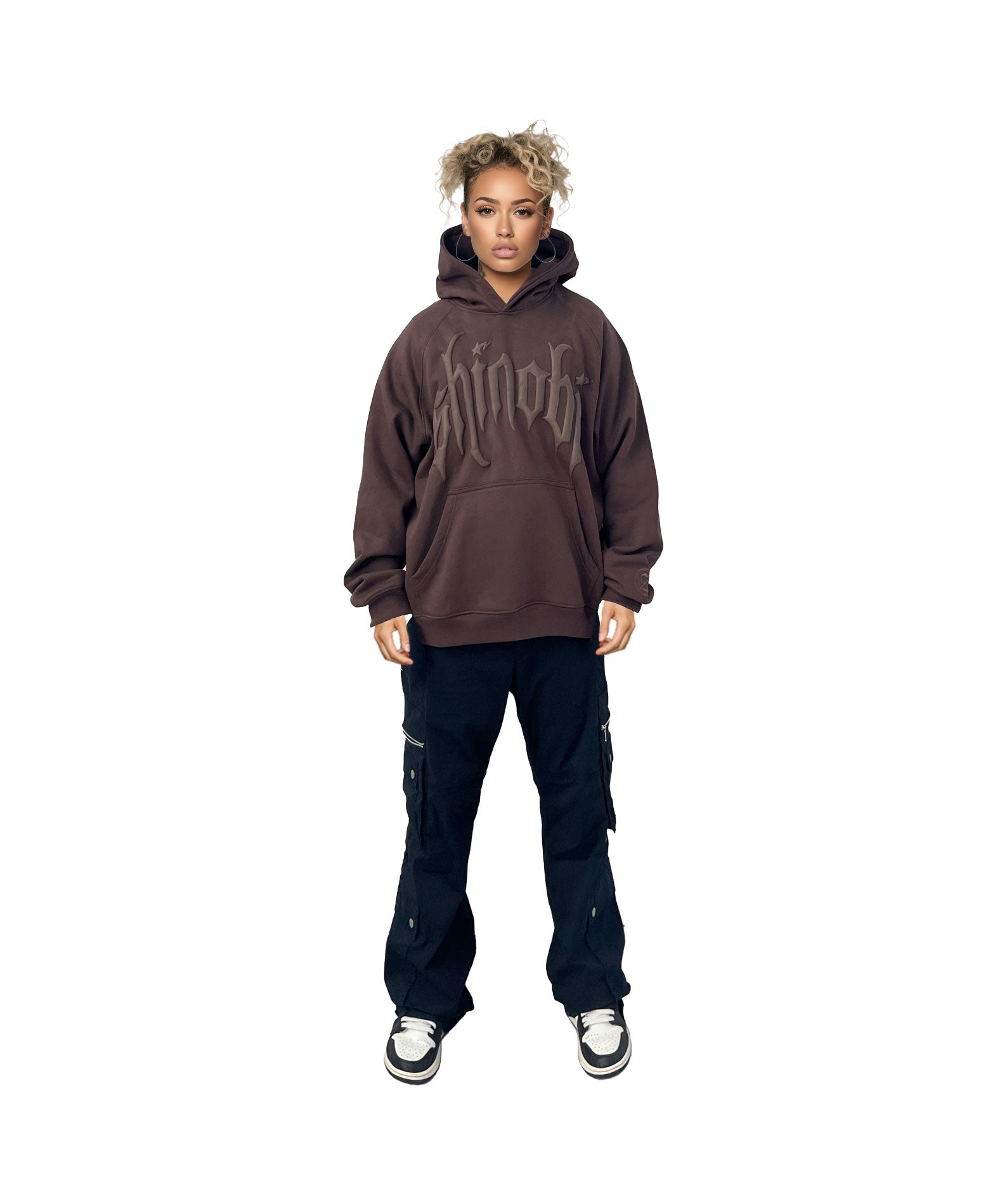 PUFF HOODIE - MOCHA BROWN